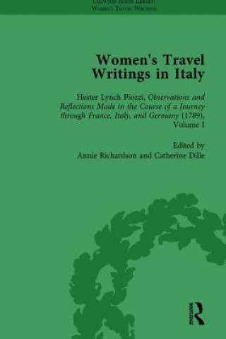 Carte Women's Travel Writings in Italy, Part I Vol 3 Stephen Bending