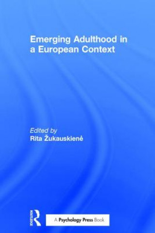 Kniha Emerging Adulthood in a European Context 