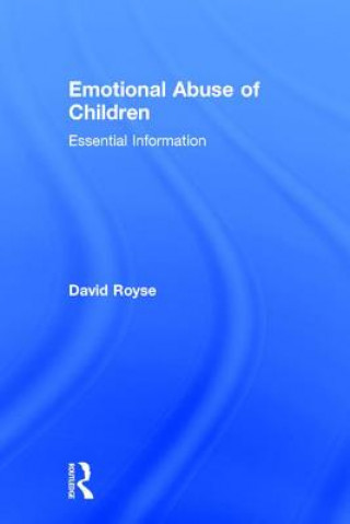 Carte Emotional Abuse of Children DAVID ROYSE