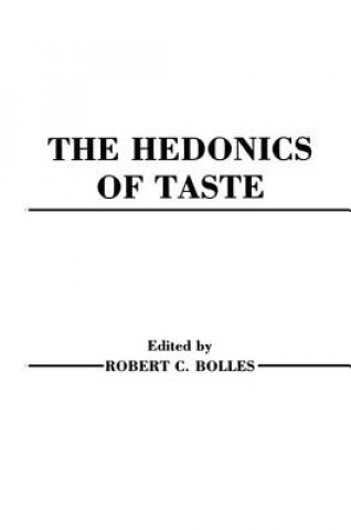 Kniha Hedonics of Taste Robert Bolles