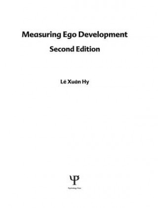 Kniha Measuring Ego Development Jane Loevinger