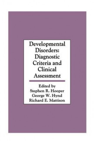 Kniha Developmental Disorders Stephen R. Hooper