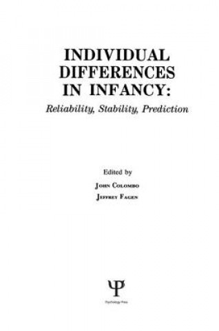 Книга individual Differences in infancy John Colombo