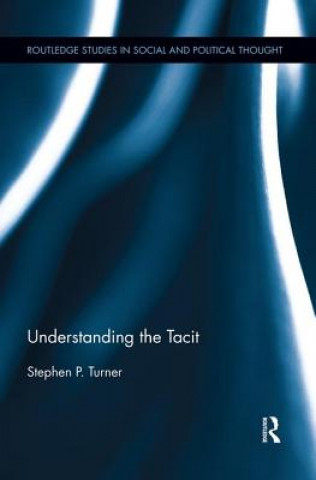 Kniha Understanding the Tacit Stephen P. Turner