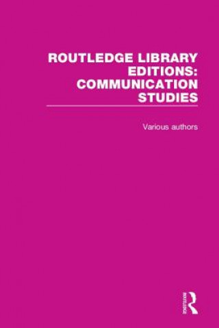 Carte Routledge Library Editions: Communication Studies Various (Professor of Indian Ocean Studies