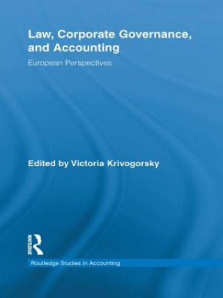 Kniha Law, Corporate Governance and Accounting Victoria Krivogorsky
