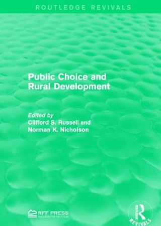 Könyv Public Choice and Rural Development 