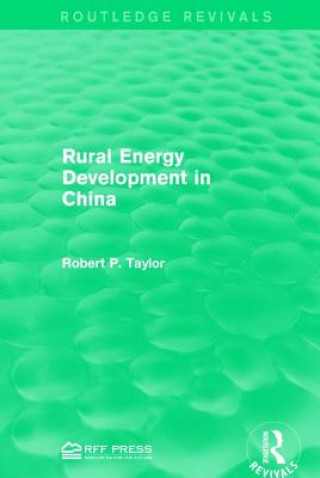 Kniha Rural Energy Development in China Robert P. Taylor