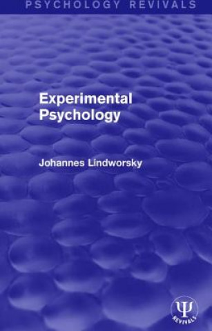 Kniha Experimental Psychology Johannes Lindworsky