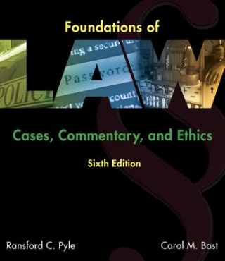 Książka Foundations of Law Ransford Pyle