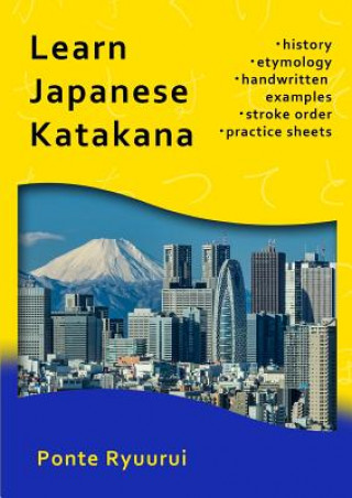 Kniha Learn Japanese Katakana Ponte Ryuurui