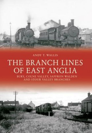 Kniha Branch Lines of East Anglia: Bury, Colne Valley, Saffron Walden and Stour Valley Branches Andy T Wallis