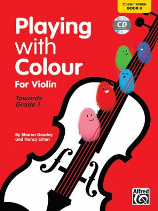Kniha PLAYING WITH COLOUR FOR VIOLIN BOOK 3 NANCY LITTEN