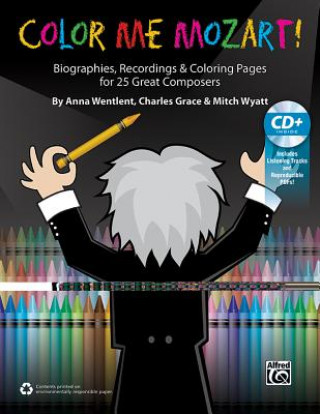 Kniha COLOUR ME MOZART BOOK AND CD CHARLES GRACE