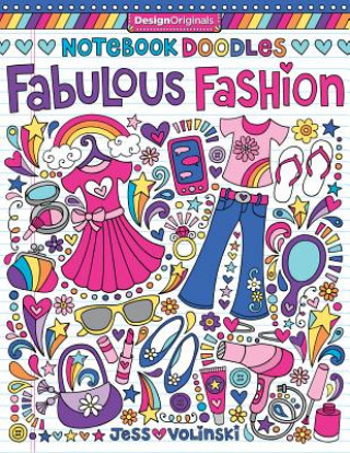 Book Notebook Doodles Fabulous Fashion Jess Volinski