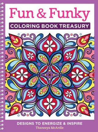 Książka Fun & Funky Coloring Book Treasury Thaneeya McArdle