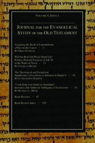 Kniha Journal for the Evangelical Study of the Old Testament, 4.1 STEPHEN ANDREWS