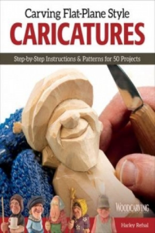 Book Carving Flat-Plane Style Caricatures Harley Refsal