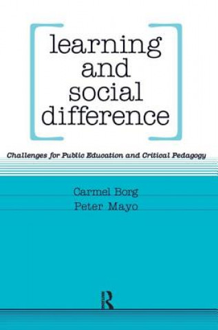 Boek Learning and Social Difference Peter Mayo