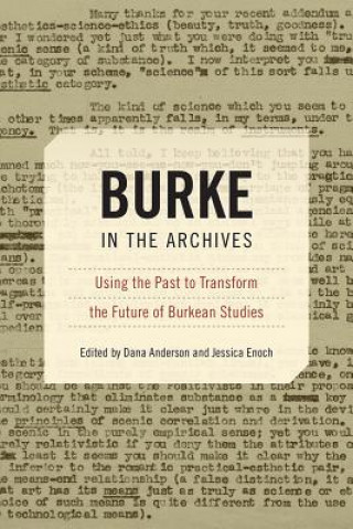 Kniha Burke in the Archives Dana Anderson