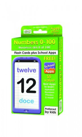 Tiskovina Numbers 0-100 Flash Cards Alex A. Lluch