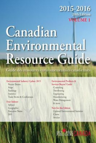 Książka Canadian Environmental Resource Guide, 2015 Grey House Canada