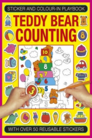 Carte Sticker and Colour-in Playbook: Teddy Bear Counting Jenny Tulip