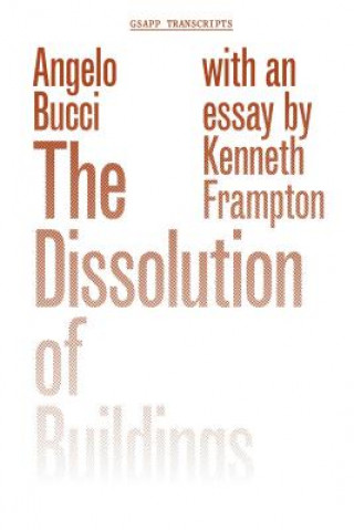 Könyv Dissolution of Buildings Angelo Bucci