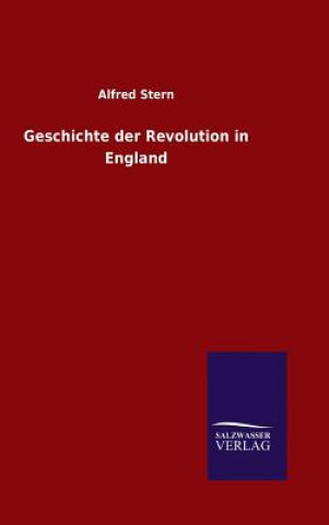 Libro Geschichte der Revolution in England ALFRED STERN