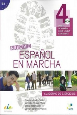 Książka Nuevo Espanol en Marcha : Level 4 Exercises with CD Francisca Castro Viudez