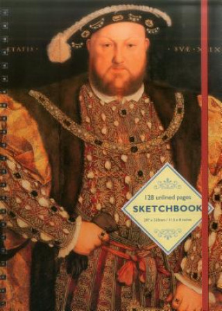 Kniha Sketchbook - Portrait of Henry Viii 