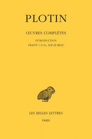 Kniha Plotin, Oeuvres Completes, Tome I, Volume I Lorenzo Ferroni