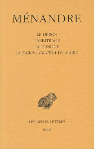 Könyv Menandre, Tome II Alain Blanchard