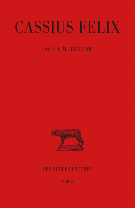 Buch Cassius Felix, de La Medecine A Fraisse