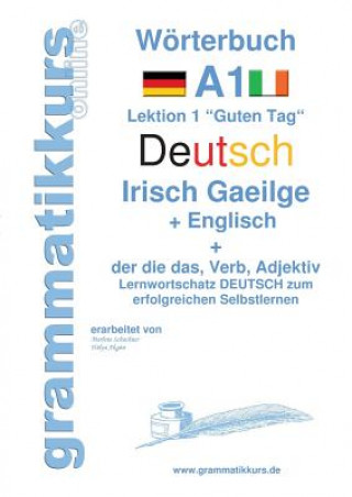 Kniha Woerterbuch Deutsch - Irisch Gaeilge - Englisch Niveau A1 Marlene Schachner