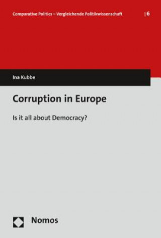 Kniha Corruption in Europe Ina Kubbe