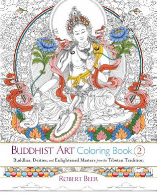 Kniha Buddhist Art Coloring Book 2 Robert Beer