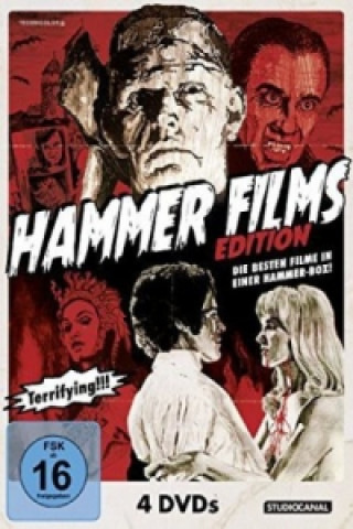 Video Hammer Films Edition, 4 DVDs Christopher Lee