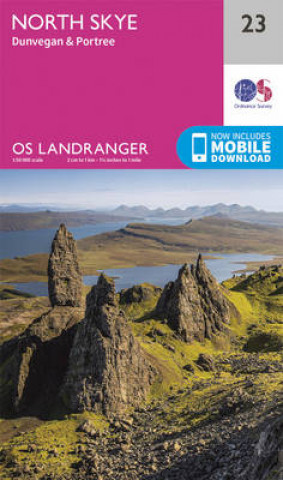 Tlačovina North Skye, Dunvegan & Portree Ordnance Survey