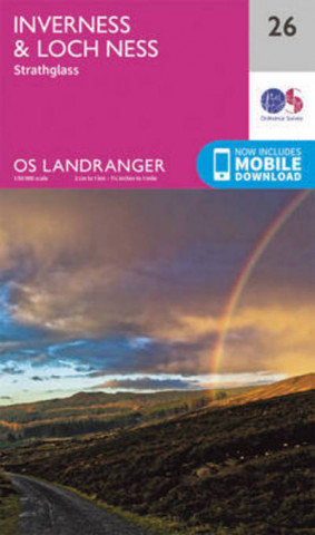 Drucksachen Inverness & Loch Ness, Strathglass Ordnance Survey