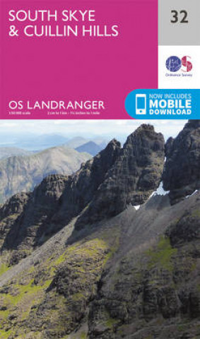 Tiskovina South Skye & Cuillin Hills Ordnance Survey