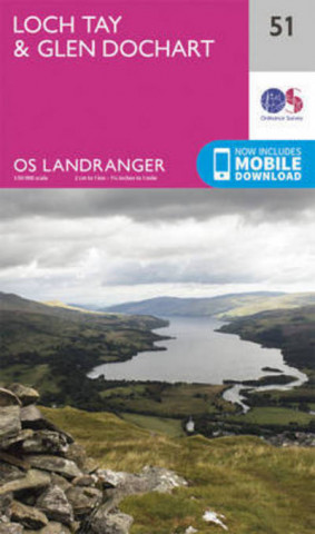 Tiskanica Loch Tay & Glen Dochart Ordnance Survey