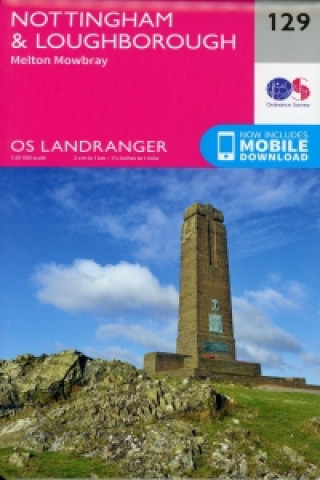 Materiale tipărite Nottingham & Loughborough, Melton Mowbray Ordnance Survey