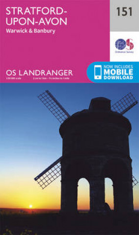 Tiskovina Stratford-Upon-Avon, Warwick & Banbury Ordnance Survey