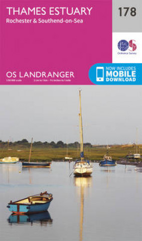 Nyomtatványok Thames Estuary, Rochester & Southend-on-Sea Ordnance Survey