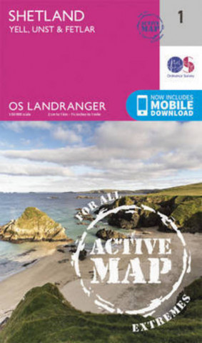 Nyomtatványok Shetland - Yell, Unst and Fetlar Ordnance Survey
