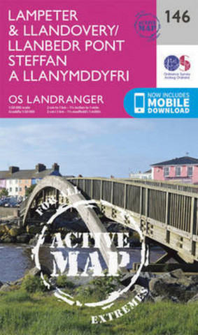 Tiskanica Lampeter & Llandovery Ordnance Survey