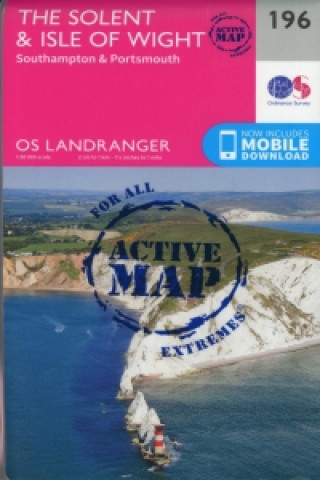 Prasa Solent & the Isle of Wight, Southampton & Portsmouth Ordnance Survey