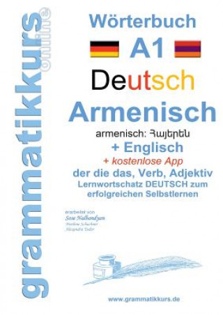 Carte Woerterbuch Deutsch - Armenisch Hajeren lesu - Englisch Niveau A1 Marlene Schachner