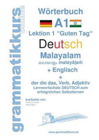 Carte Woerterbuch Deutsch - Malayalam (Indien) - Englisch Marlene Schachner